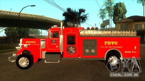 Peterbilt 379 Fire Truck para GTA San Andreas