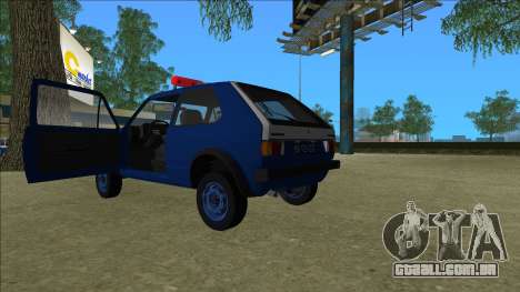 VW Golf Mk1 Yugoslav Yugoslav Milicija (police) para GTA Vice City