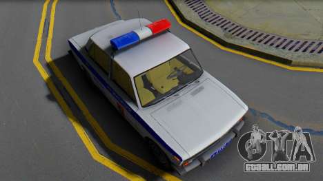 VAZ 2106 Polícia de Moscou para GTA San Andreas