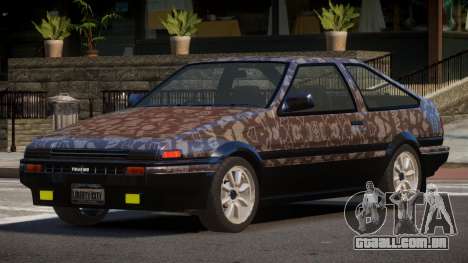 Toyota Corolla AE85 GT PJ3 para GTA 4