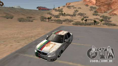 Rusty Lada Priora Daguestão para GTA San Andreas