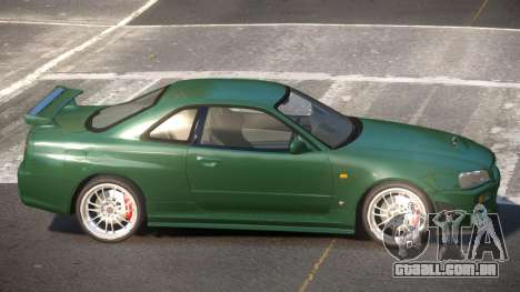 Nissan Skyline R34 GTR V1.0 para GTA 4