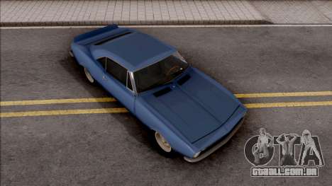 Chevrolet Camaro 1967 Blue para GTA San Andreas