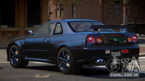 Nissan Skyline R34 GT-Style para GTA 4
