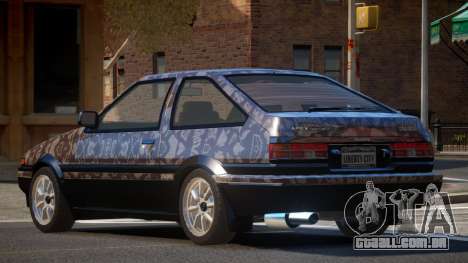 Toyota Corolla AE85 GT PJ3 para GTA 4