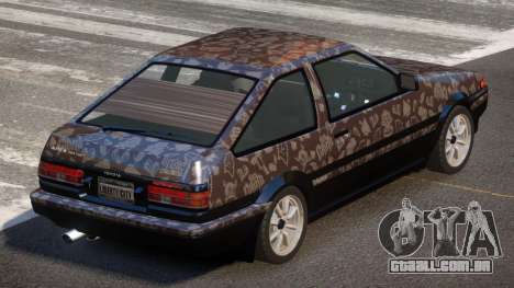 Toyota Corolla AE85 GT PJ3 para GTA 4