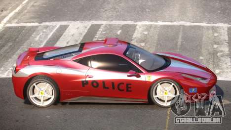 Ferrari 458 TR Police para GTA 4