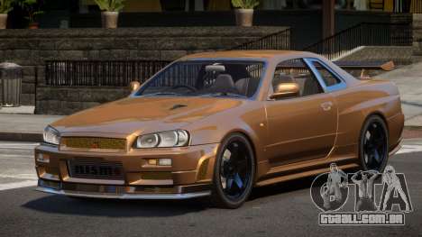 Nissan Skyline R34 SL para GTA 4