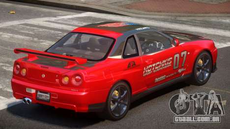 Nissan Skyline R34 GT-Style PJ4 para GTA 4