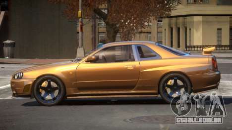 Nissan Skyline R34 SL para GTA 4