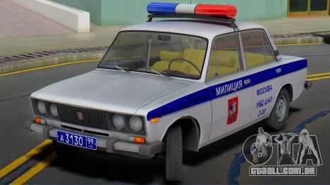 VAZ 2106 Polícia de Moscou para GTA San Andreas