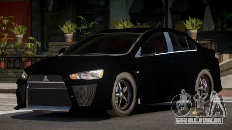 Mitsubishi Lancer X RT para GTA 4