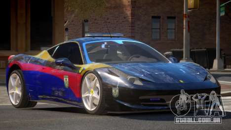 Ferrari 458 SR Police para GTA 4