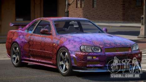 Nissan Skyline R34 SL PJ3 para GTA 4