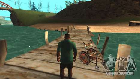 Mistério cadeiras de rodas Lagoa Pescador para GTA San Andreas