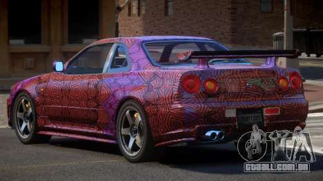 Nissan Skyline R34 SL PJ3 para GTA 4