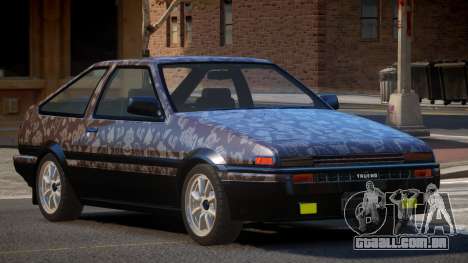 Toyota Corolla AE85 GT PJ3 para GTA 4