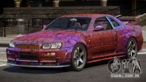 Nissan Skyline R34 SL PJ3 para GTA 4