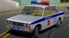 VAZ 2106 Polícia de Moscou para GTA San Andreas