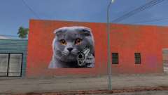 Mural del gatito kakkoí para GTA San Andreas