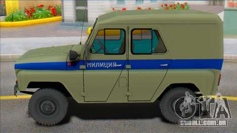 Uaz-469 Polícia de Leningrado para GTA San Andreas