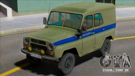 Uaz-469 Polícia de Leningrado para GTA San Andreas