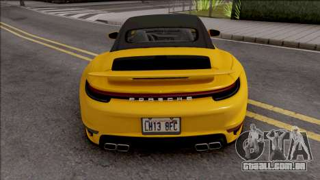 Porsche 911 Turbo S Cabrio (992) para GTA San Andreas