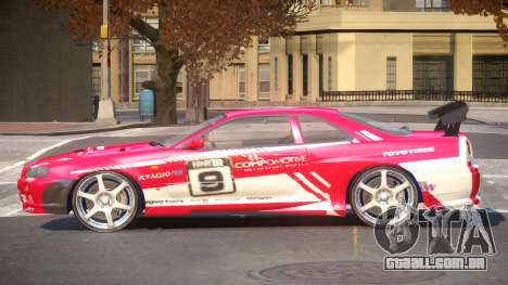 Nissan Skyline R34 BS PJ4 para GTA 4