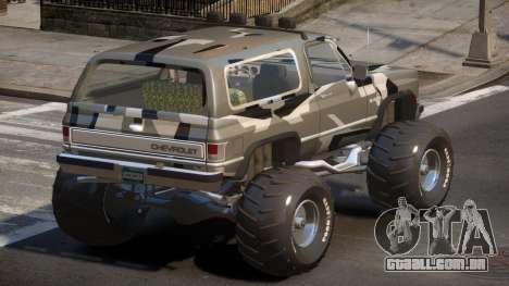 Chevrolet Blazer Custom PJ4 para GTA 4