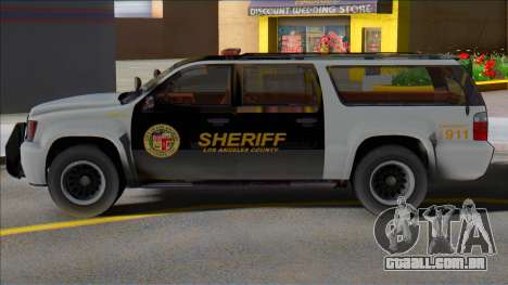 2007 Chevrolet Suburban Sheriff (Granger style) para GTA San Andreas