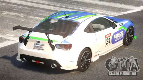 Subaru BRZ GT Sport PJ2 para GTA 4