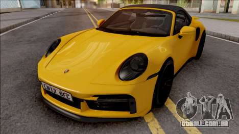 Porsche 911 Turbo S Cabrio (992) para GTA San Andreas