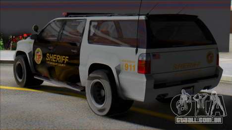 2007 Chevrolet Suburban Sheriff (Granger style) para GTA San Andreas