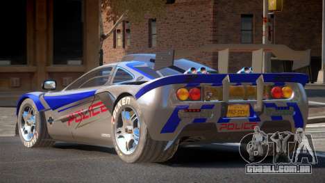 McLaren F1 Police V1.0 para GTA 4