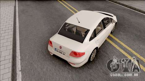 Fiat Linea 2015 para GTA San Andreas