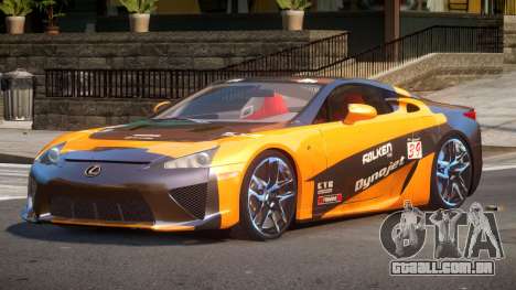 Lexus LFA Nurburgring Edition PJ2 para GTA 4