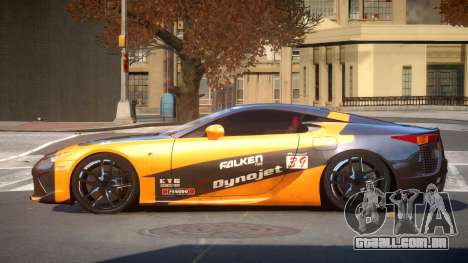 Lexus LFA Nurburgring Edition PJ2 para GTA 4