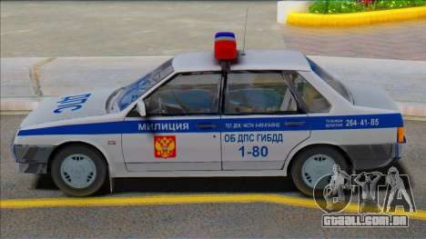 Polícia de Vaz 21099 DPS para GTA San Andreas