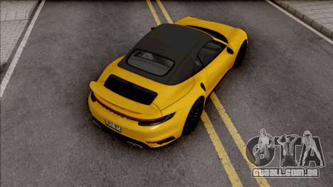 Porsche 911 Turbo S Cabrio (992) para GTA San Andreas