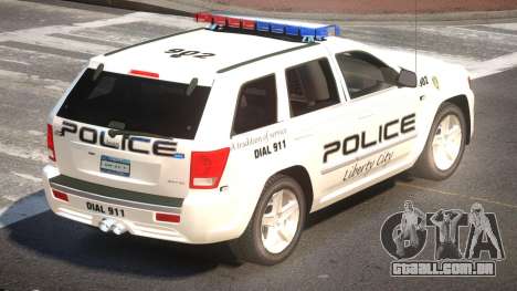 Jeep Grand Cherokee Police V1.0 para GTA 4