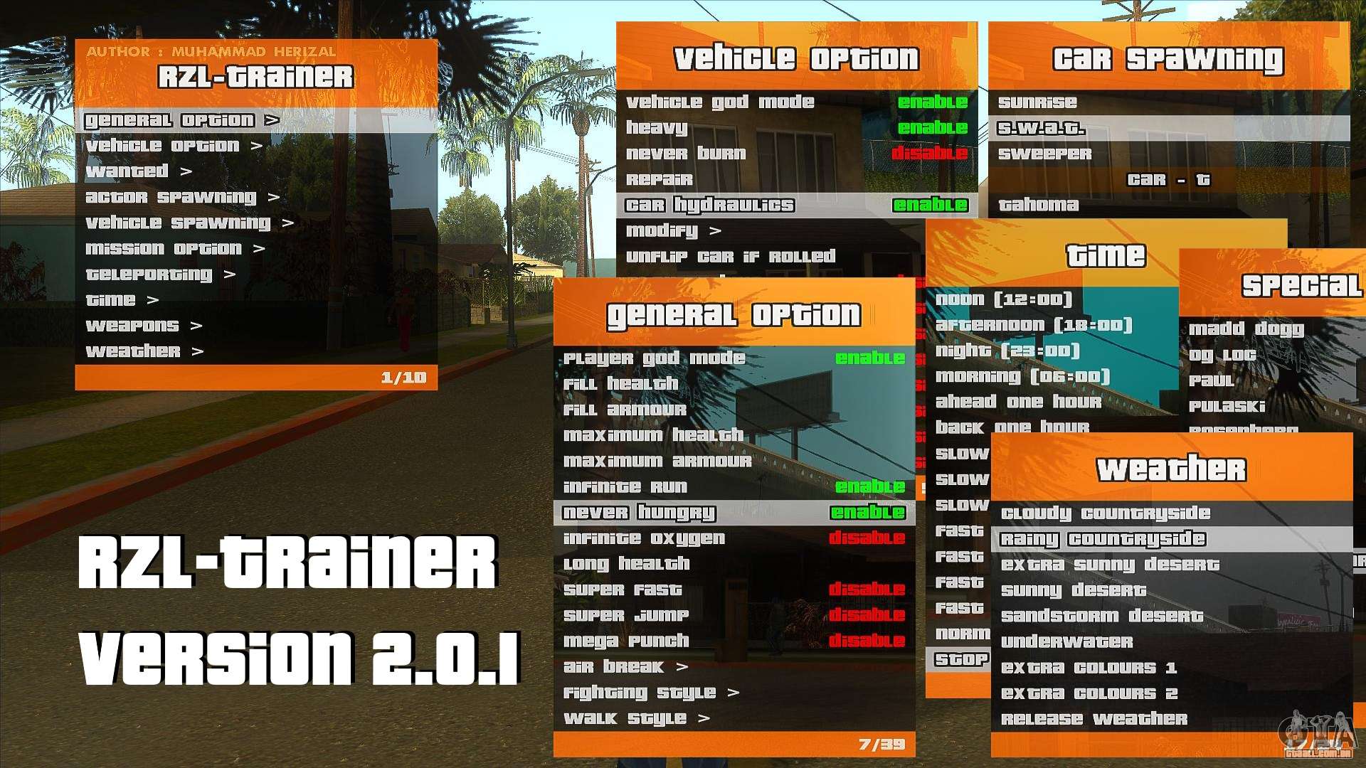 gta cleo menu