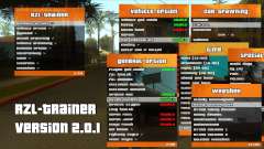R'-TRAINER V2.0.1 - fraude de menu para GTA San Andreas