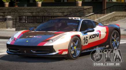 Ferrari 458 Italia GT PJ1 para GTA 4