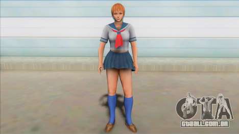 DOA Kasumi Summer School Uniform Suit V2 para GTA San Andreas