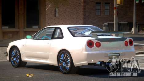 2003 Nissan Skyline R34 GT-R para GTA 4