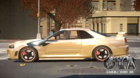 Nissan Skyline R34 GS PJ8 para GTA 4