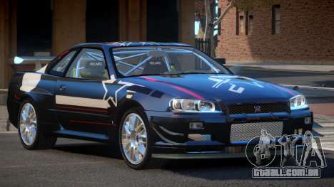 2003 Nissan Skyline R34 GT-R PJ1 para GTA 4