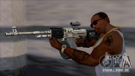 GTA V Shrewsbury MG Platinum Scope Deafault clip para GTA San Andreas