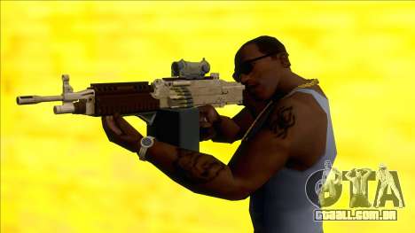 GTA V Combat MG Army All Attachments Big Mag para GTA San Andreas