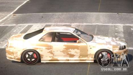 Nissan Skyline R34 GS PJ3 para GTA 4